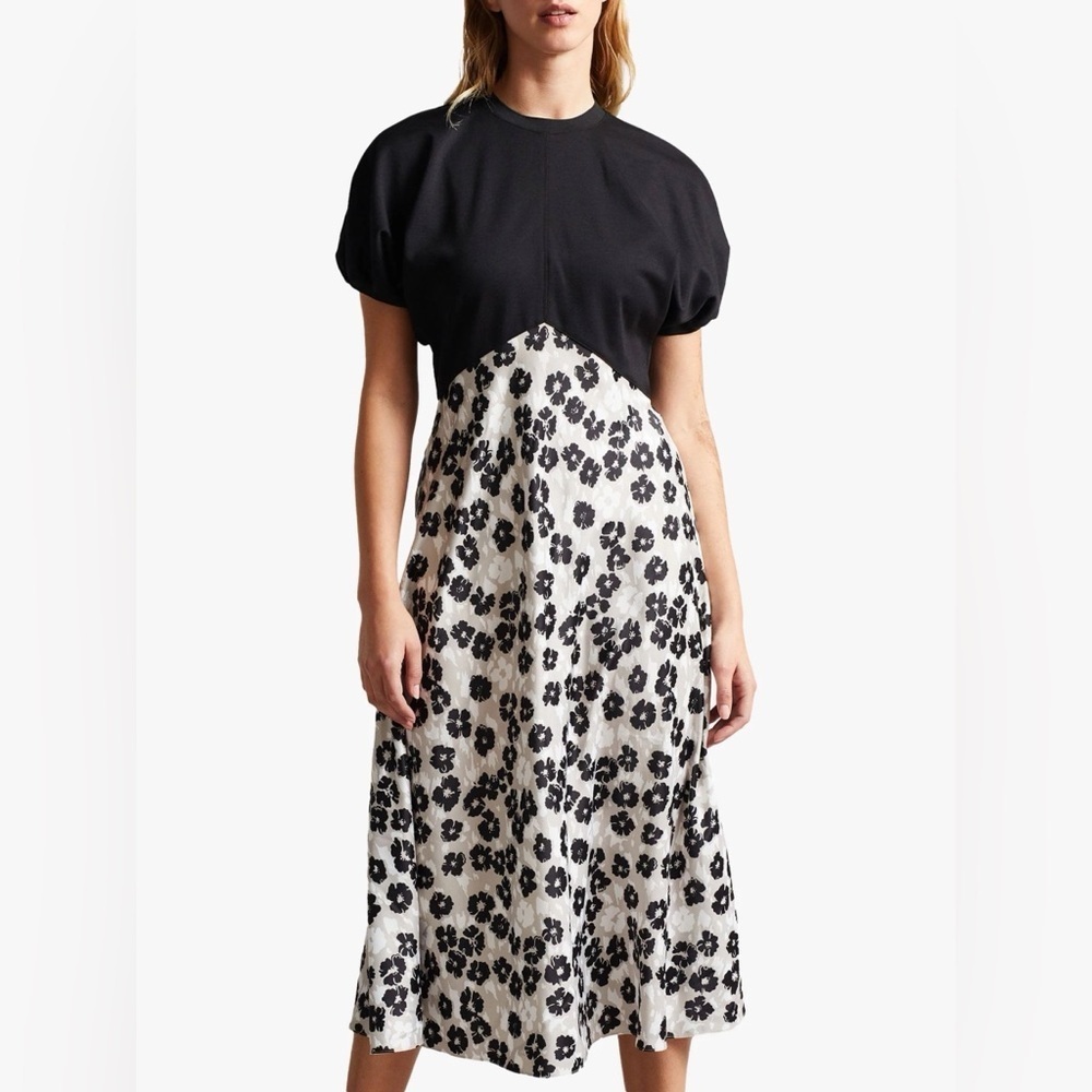 Ted Baker London Gwiana Layered Look Midi Dress